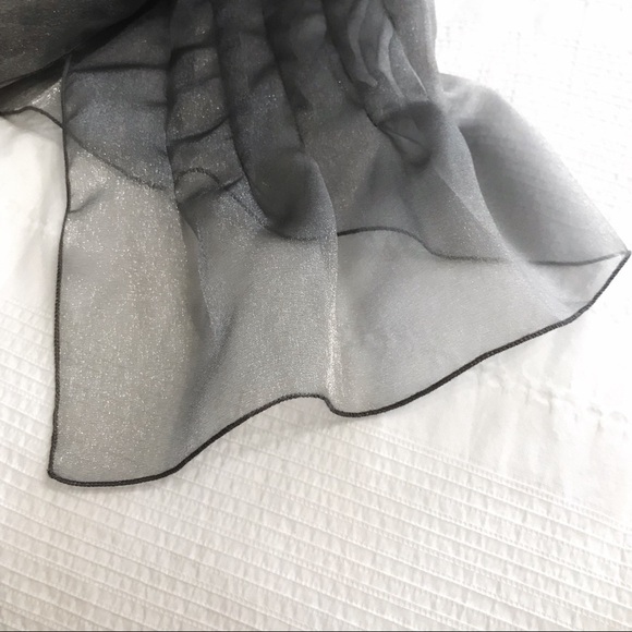 BADGLEY MISCHKA GREY EMPIRE LACED MINI SEQUIN SLEEVELESS EVENING DRESS - 8 - Picture 6 of 14